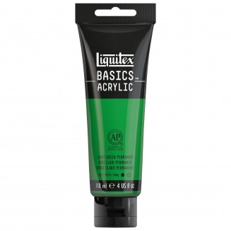 Liquitex Basics 118ml Acrylic 312 Green Light Permanent