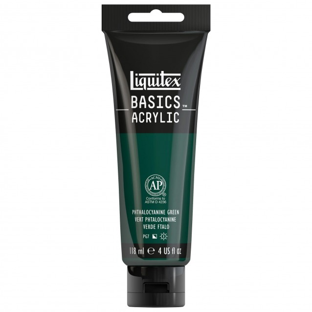 Liquitex Basics 118ml Acrylic 317 Phthalocyanine Green