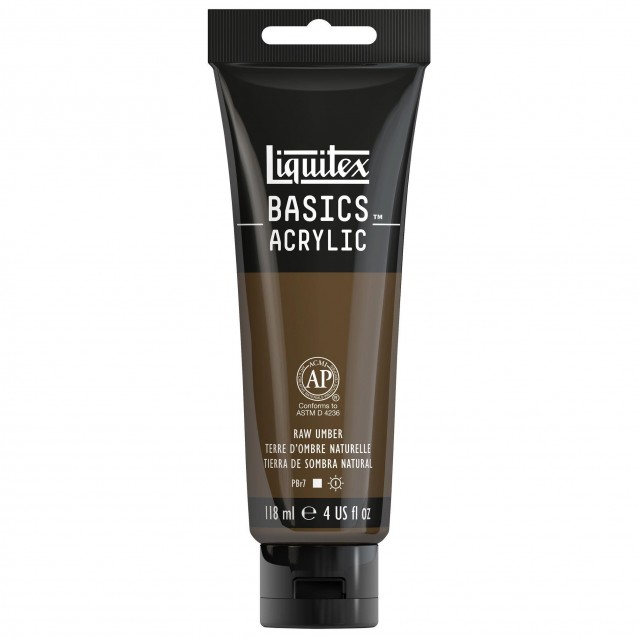 Liquitex Basics 118ml Acrylic 331 Raw Umber