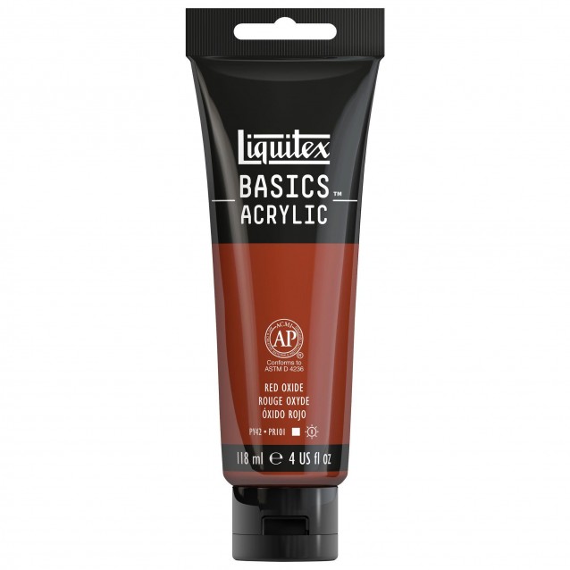 Liquitex Basics 118ml Acrylic 335 Red Oxide