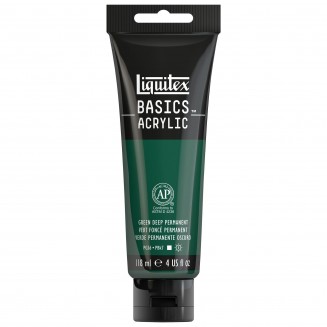 Liquitex Basics 118ml Acrylic 350 Green Deep Permanent