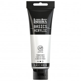 Liquitex Basics 118ml Acrylic 432 Titanium White