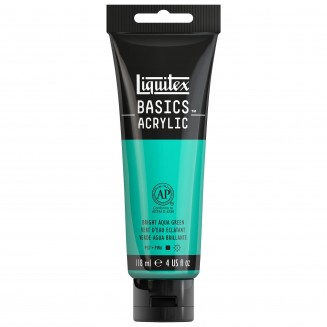 Liquitex Basics 118ml Acrylic 660 Bright Aqua Green