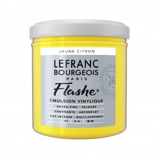 Lefranc & Bourgeois 125ml Flashe Acrylic 169 Series 1 Lemon Yellow