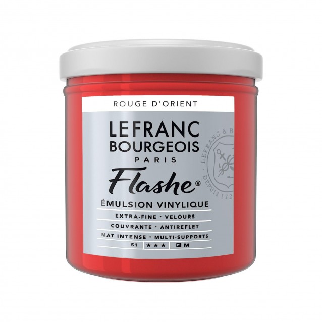 Lefranc & Bourgeois 125ml Flashe Acrylic 382 Series 1 Red Oriental