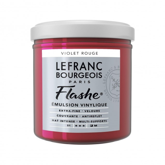 Lefranc & Bourgeois 125ml Flashe Acrylic 618 Series 1 Red Violet