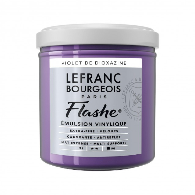 Lefranc & Bourgeois 125ml Flashe Acrylic 473 Series 1 Dioxazine Violet