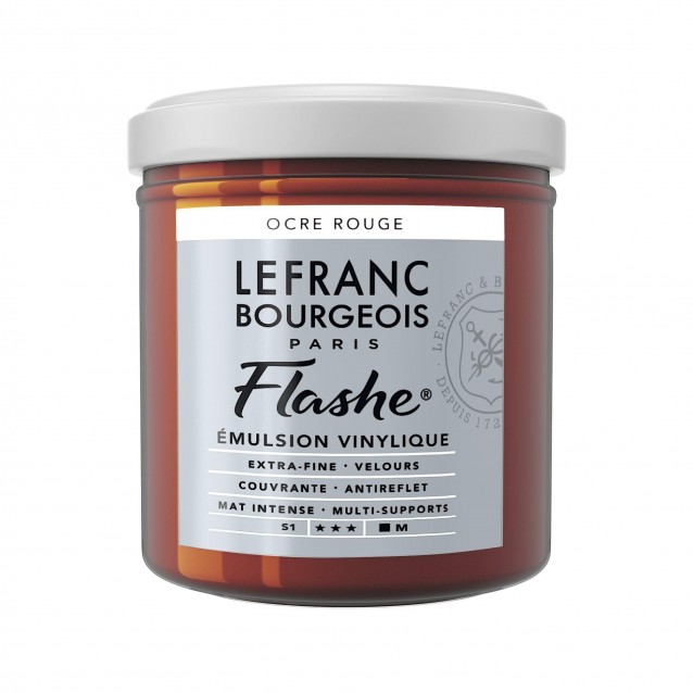 Lefranc & Bourgeois 125ml Flashe Acrylic 306 Series 1 Red Ochre