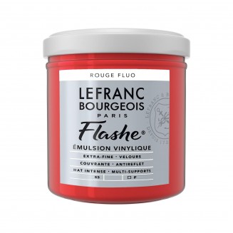 Lefranc & Bourgeois 125ml Flashe Acrylic 409 Series 3 Fluorescent Red