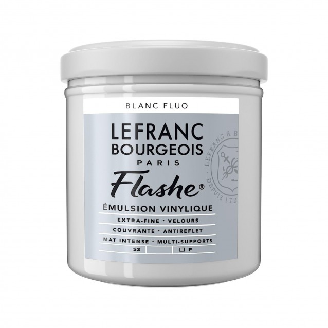 Lefranc & Bourgeois 125ml Flashe Acrylic 818 Series 3 Fluorescent White