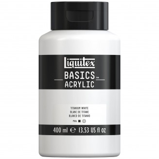 Liquitex Basics 400ml Acrylic 432 Titanium White