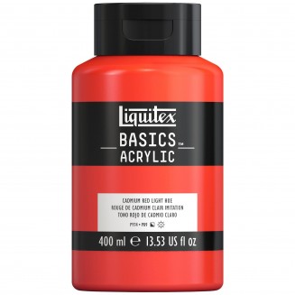 Liquitex Basics 400ml Acrylic 510 Cadmium Red Light