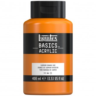 Liquitex Basics 400ml Acrylic 720 Cadmium Orange Hue