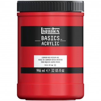 Liquitex Basics 946ml Acrylic 151 Cadmium Red Medium Hue