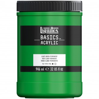 Liquitex Basics 946ml Acrylic 312 Green Light Permanent