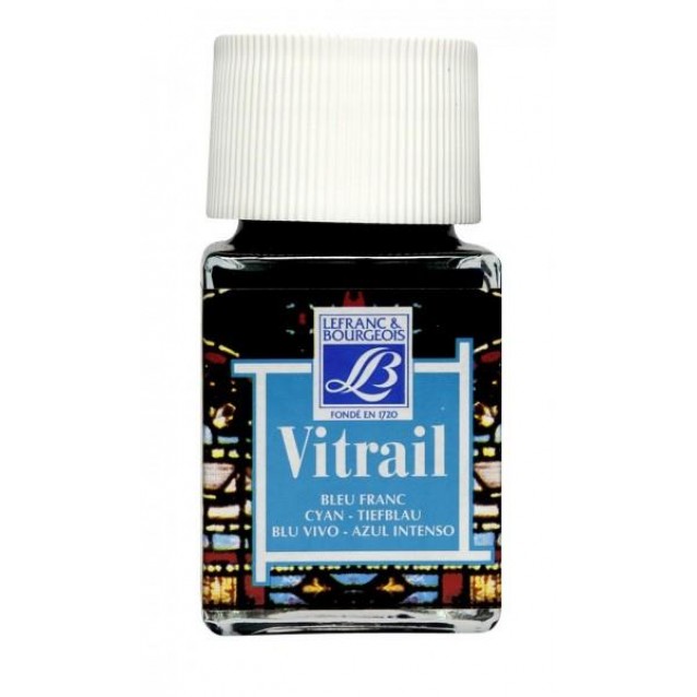 Lefranc & Bourgeois 50ml Vitrail 087 Cyan