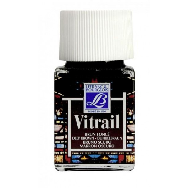 Lefranc & Bourgeois 50ml Vitrail 102 Deep Brown