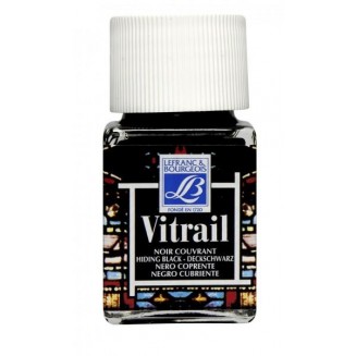 Lefranc & Bourgeois 50ml Vitrail 267 Covering Black