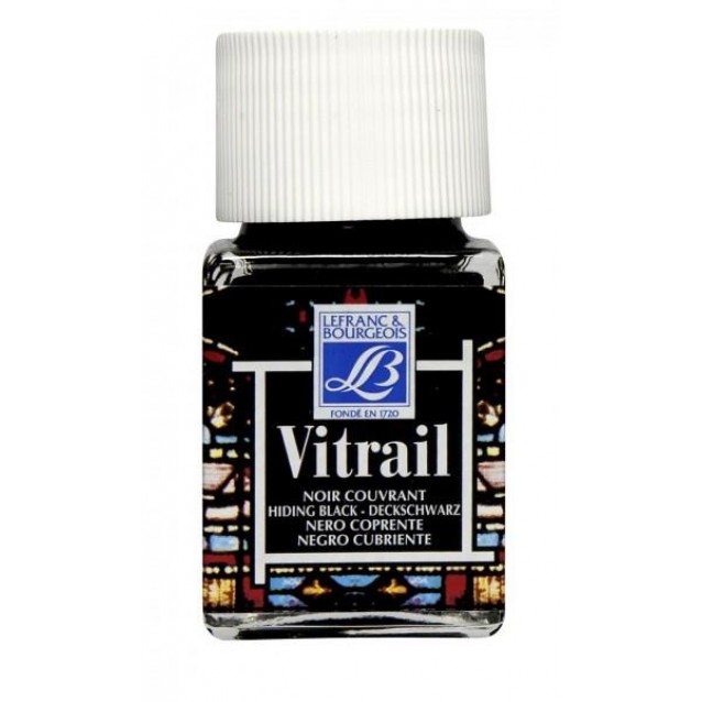 Lefranc & Bourgeois 50ml Vitrail 267 Covering Black