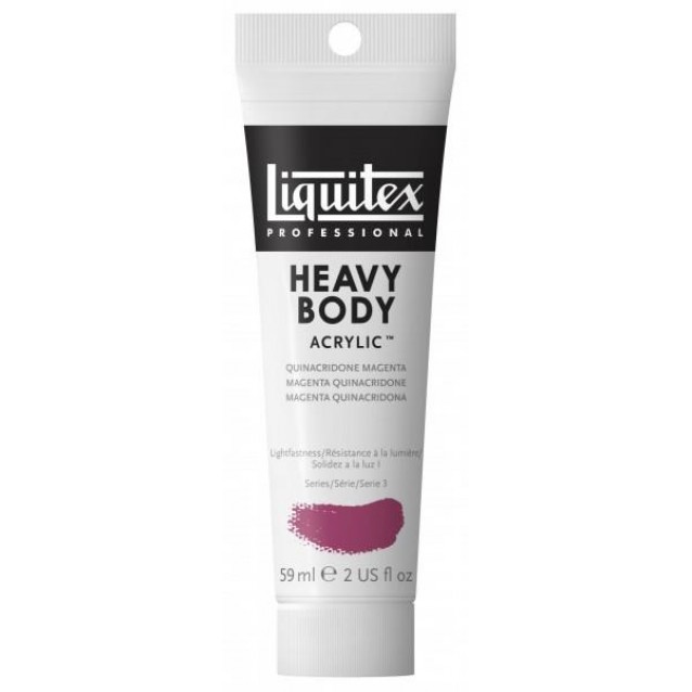 Liquitex Professional 59ml Heavy Body Acrylics 114 Quinacridone Magenta Series 3