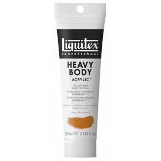 Liquitex Professional 59ml Heavy Body Acrylics 129 Transparent Burnt Sienna Series 3