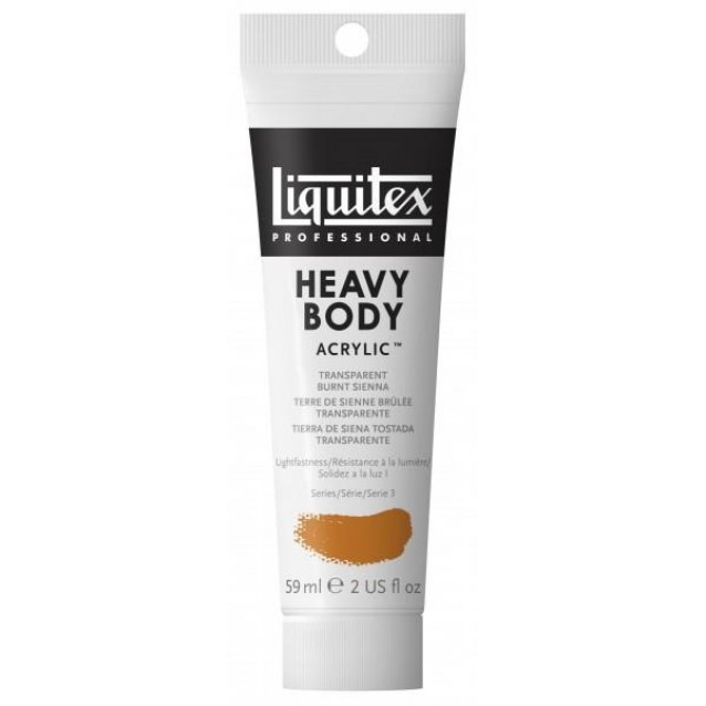 Liquitex Professional 59ml Heavy Body Acrylics 129 Transparent Burnt Sienna Series 3