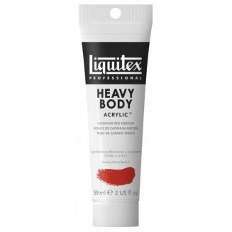 Liquitex Professional 59ml Heavy Body Acrylics 154 Cadmium Red Medium Series 5