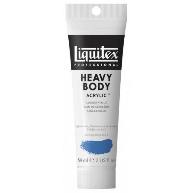 Liquitex Professional 59ml Heavy Body Acrylics 164 Cerulean Blue Series 3