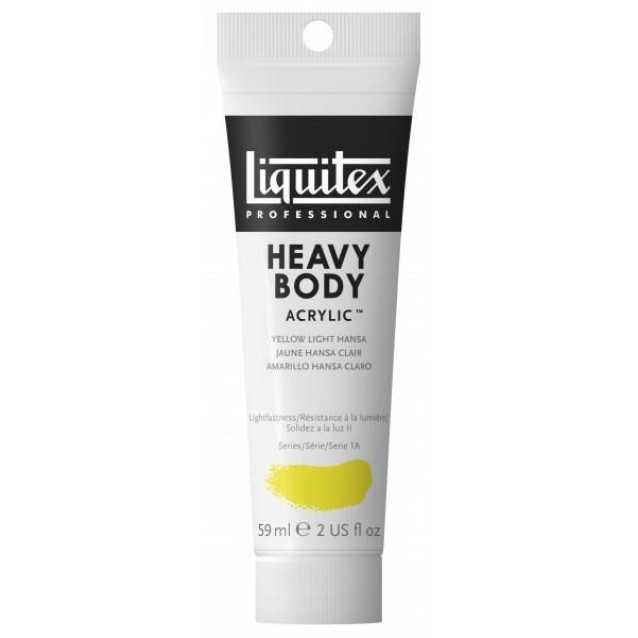 Liquitex Professional 59ml Heavy Body Acrylics 411 Yellow Light Hansa Series 1a