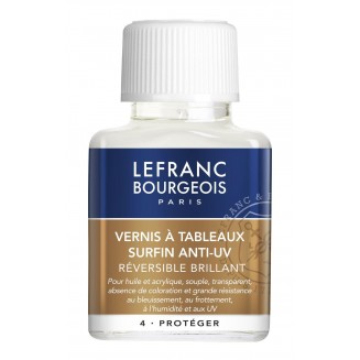 Lefranc & Bourgeois 75ml Βερνίκι Anti-UV Γυαλιστερό για Λάδια & Ακρυλικα