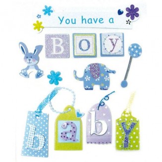 Stamperia 3D Decoration Baby Boy