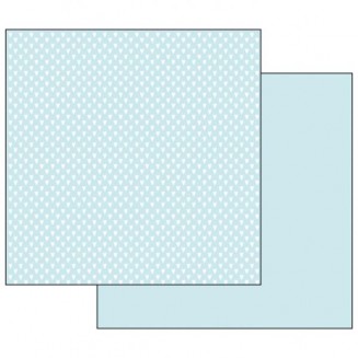 Stamperia Χαρτί Scrapbooking 30,5x30,5cm Διπλής Όψης Texture Light Blue Hearts