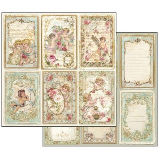 Stamperia Χαρτί Scrapbooking 30,5x30,5cm Διπλής Όψης Angel Cards