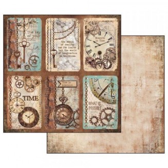 Stamperia Χαρτί Scrapbooking 30,5x30,5cm Διπλής Όψης Clockwise Cards