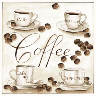 Ambiente 20 Χαρτοπετσέτες 33x33cm 3φύλλες Coffee Time FSC