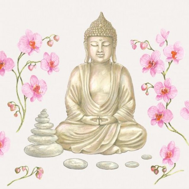 Ambiente 20 Χαρτοπετσέτες 33x33cm 3φύλλες Budda FSC