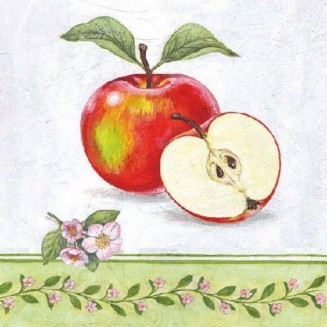 Ambiente 20 Χαρτοπετσέτες 33x33cm 3φύλλες Apple Blossom FSC