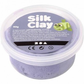 Πλαστοζυμαράκι Silk Clay 40gr Μωβ