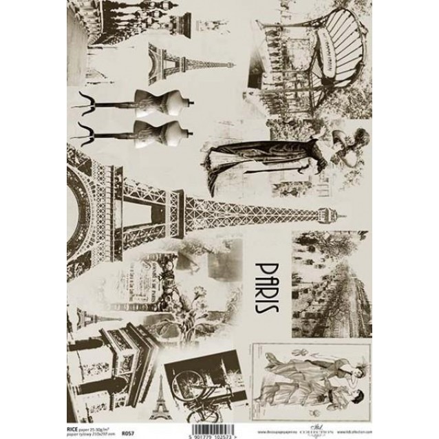 Itd. Collection Ριζόχαρτο Decoupage A4 (21x29,7cm) Favourite City – Paris