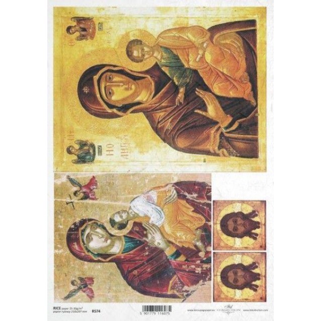 Itd. Collection Ριζόχαρτο Decoupage A4 (21x29,7cm) Virgin Mary