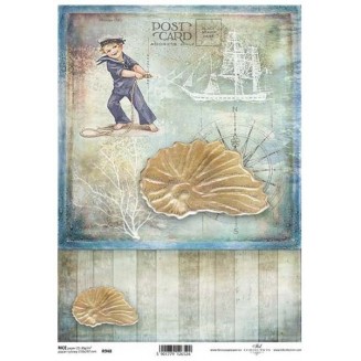 Itd. Collection Ριζόχαρτο Decoupage A4 (21x29,7cm) Nautical Themes