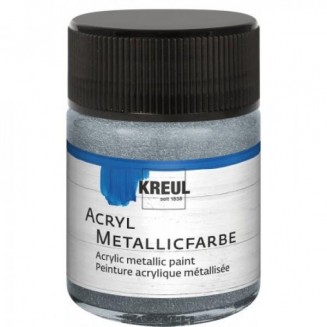 Kreul 50ml Ακρυλικό Μεταλλικό Χρώμα Silver