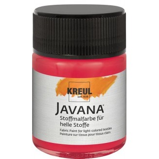 Kreul 50ml Javana Ανοιχτόχρωμο Ύφασμα Carmine Red