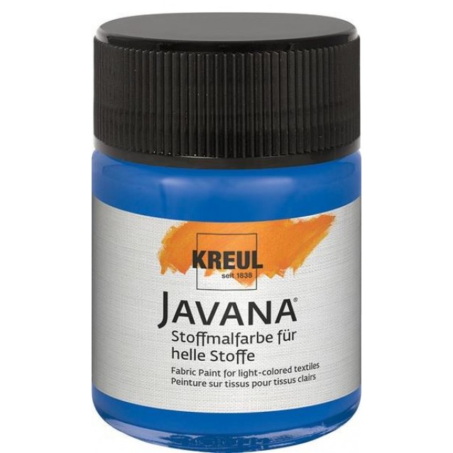 Kreul 50ml Javana Ανοιχτόχρωμο Ύφασμα Royal Blue