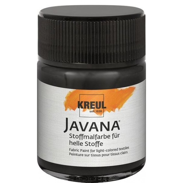 Kreul 50ml Javana Ανοιχτόχρωμο Ύφασμα Black