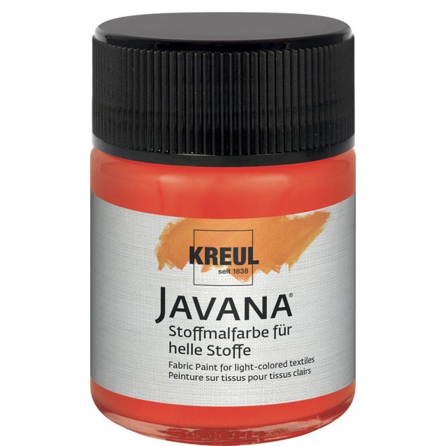 Kreul 50ml Javana Ανοιχτόχρωμο Ύφασμα Red