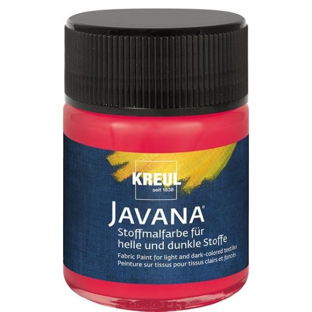 Kreul 50ml Javana Σκουρόχρωμο Ύφασμα Cherry