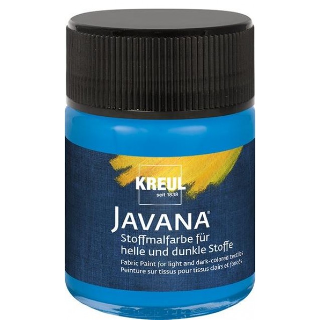 Kreul 50ml Javana Σκουρόχρωμο Ύφασμα Blue