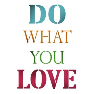 Stamperia Stencil G 21x29,7cm Do What You Love