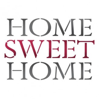 Stamperia Stencil G 21x29,7cm Home Sweet Home